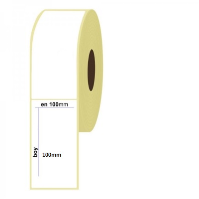 100mm x 100mm Termal Etiket (Sticker)