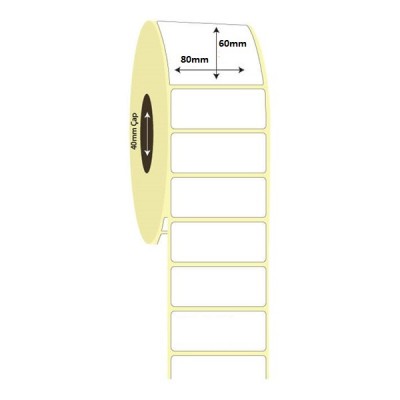80mm x 60mm Termal Etiket (Sticker)