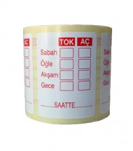 Eczane - İlaç Etiketi